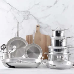 20-Piece Stainless Steel Cookware Set | All-Clad D3 Cookware Set