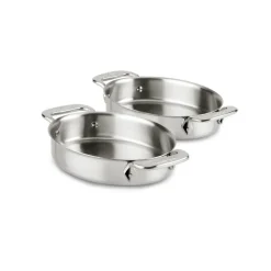 2-Piece Stainless Steel Mini Oval Baker Set I All-Clad