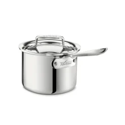 2-Quart Sauce Pan with Lid / All-Clad D5 Polished Stainless Versatility