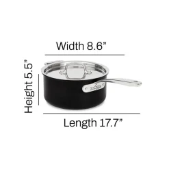 3.2-Quart Sauce Pan with Lid / Cook Smarter with All-Clad NS Pro