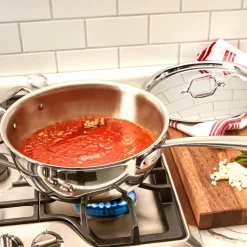 5.5 Quart Stainless Steel Ragù Pan with Lid | All-Clad