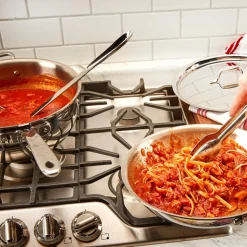 5.5 Quart Stainless Steel Ragù Pan with Lid | All-Clad