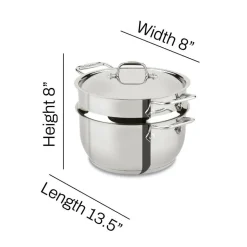 5-Quart Stainless Steel Steamer, Vegetable Steamer I All-Clad