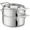 3-Quart Steamer Set / All-Clad D5 Polished Stainless Cooking Essential