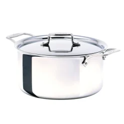 8-Quart Stockpot with Lid / All-Clad D5 Polished Stainless Cooking Excellence