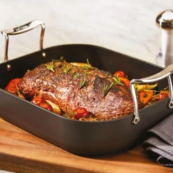 Small Roaster with Rack / All-Clad Essentials Nonstick for Perfect Roasts