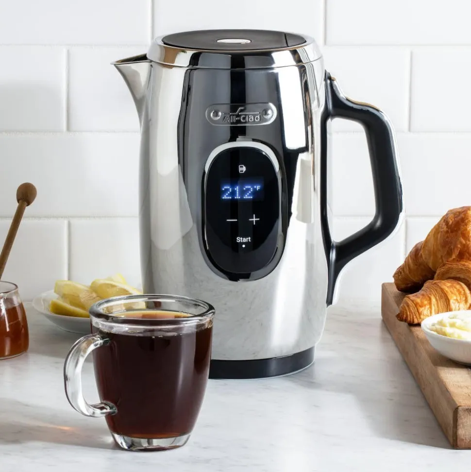 Stainless Steel Electric Kettle - 1.5L Touchscreen Kettle | All-Clad