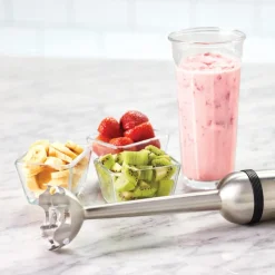 Stainless Steel Immersion Hand Blender, 600 Watts