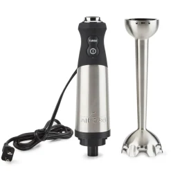 Stainless Steel Immersion Hand Blender, 600 Watts