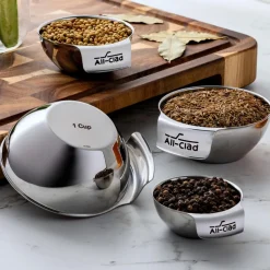 Stainless Steel Mini Measuring Bowl Set - 4 Piece | All-Clad