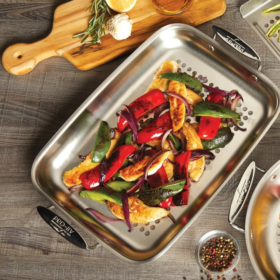 Stainless Steel Roaster / Outdoor Grilling Made Easy