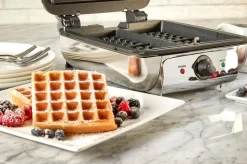 Stainless Steel Waffle Maker with Removable Plates | All-Clad