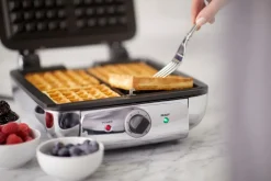 Stainless Steel Waffle Maker with Removable Plates | All-Clad