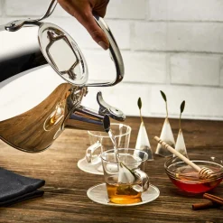Stovetop Tea Kettle, 2 Qt Stainless Steel Tea Kettle | All-Clad