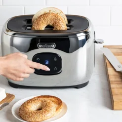 Touchscreen 2 Slice Toaster; Stainless Steel; 7 Browning Levels
