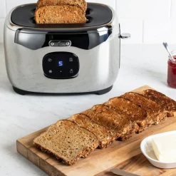 Touchscreen 2 Slice Toaster; Stainless Steel; 7 Browning Levels