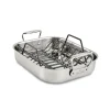 11 x 14-Inch Stainless Steel Small Roaster With Rack I All-Clad