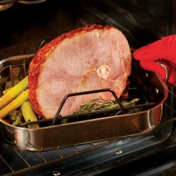 11 x 14-Inch Stainless Steel Small Roaster With Rack I All-Clad